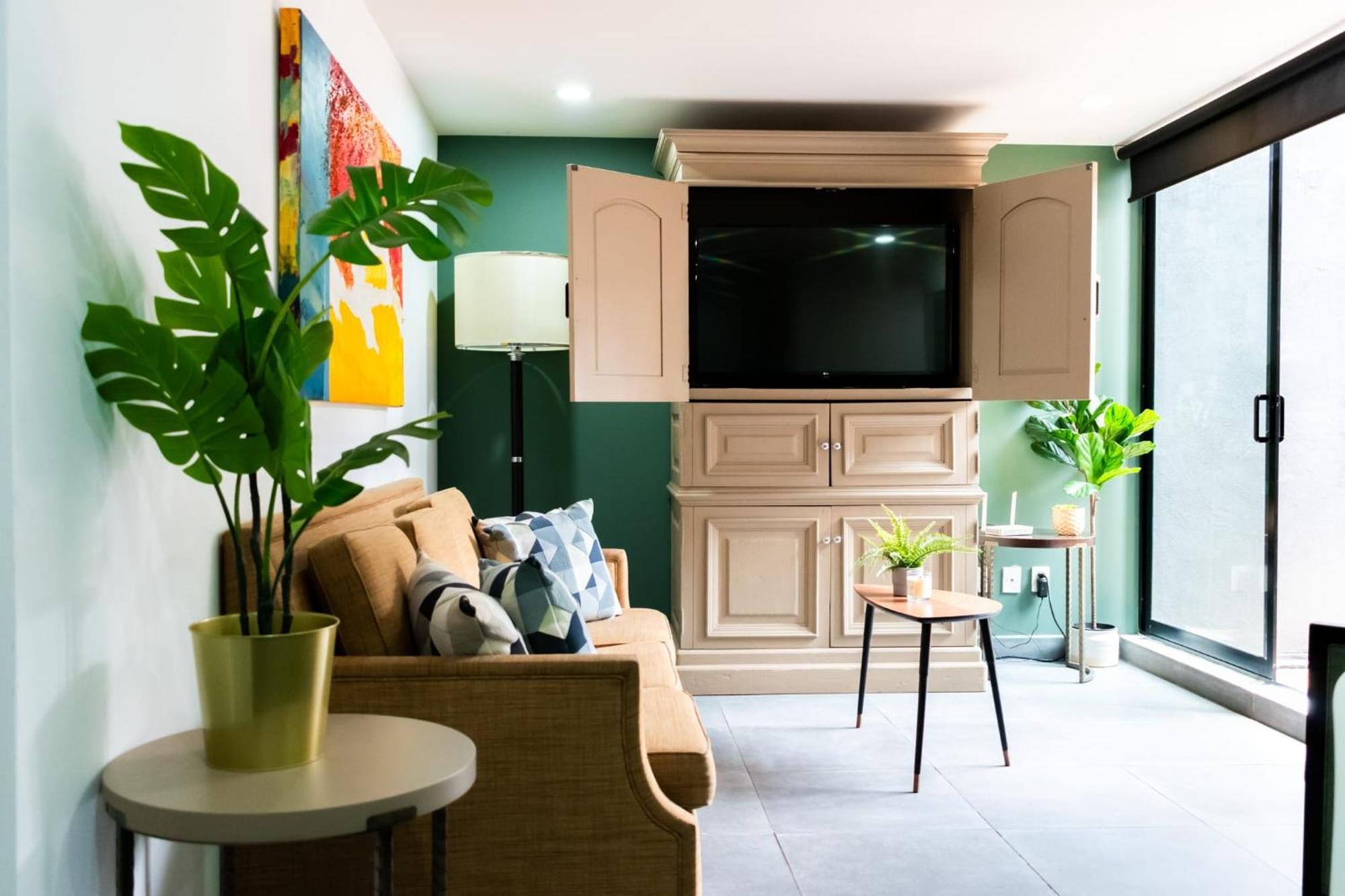 Terraza Departamento Cerca De Santa Fe Kingsize Apartman Mexikóváros Kültér fotó